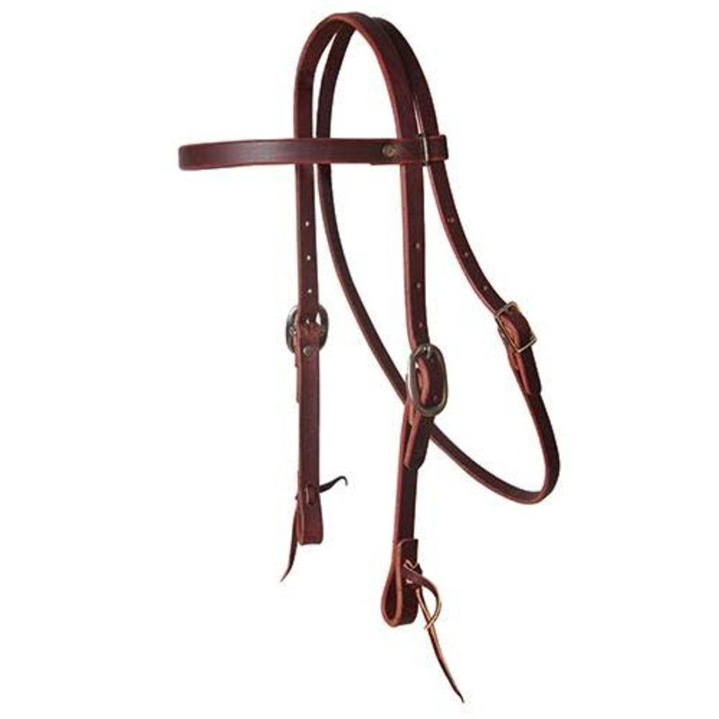 Horse Hair Browband Headstall + Rawhide Braided Bosal - Ranch Hand Store