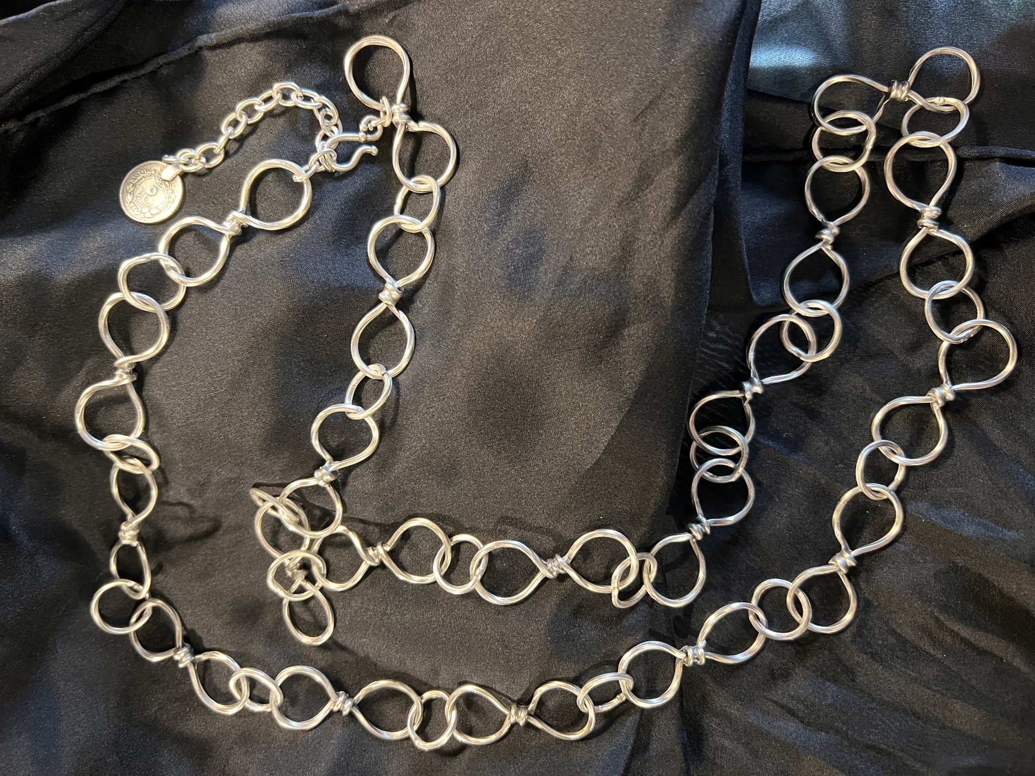 Vintage Pewter Filigree Art Nouveau Openwork Oval Silver Pendant Chain  Necklace | Silver pendant, Vintage necklace, Fashion tips