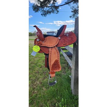 Nash Saddlery 14" Wide Nash Sunflower Barrel Saddle