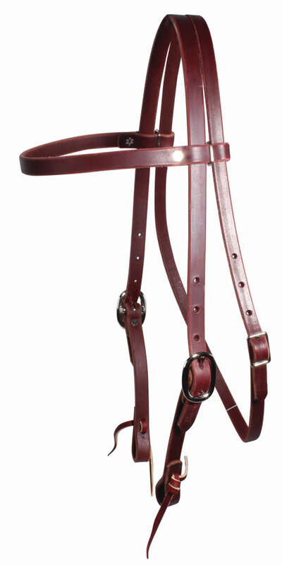 Professional's Choice Trainers Browband Headstall - Burgundy