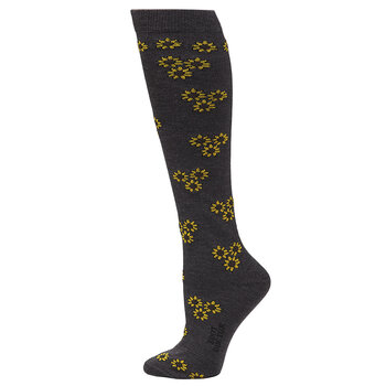 Socks - Boot Doctor OTC Sunflowers Charcoal