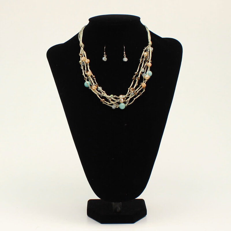 Necklace Set - Natural Rope Strand