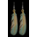 Earrings - Painted Feathers