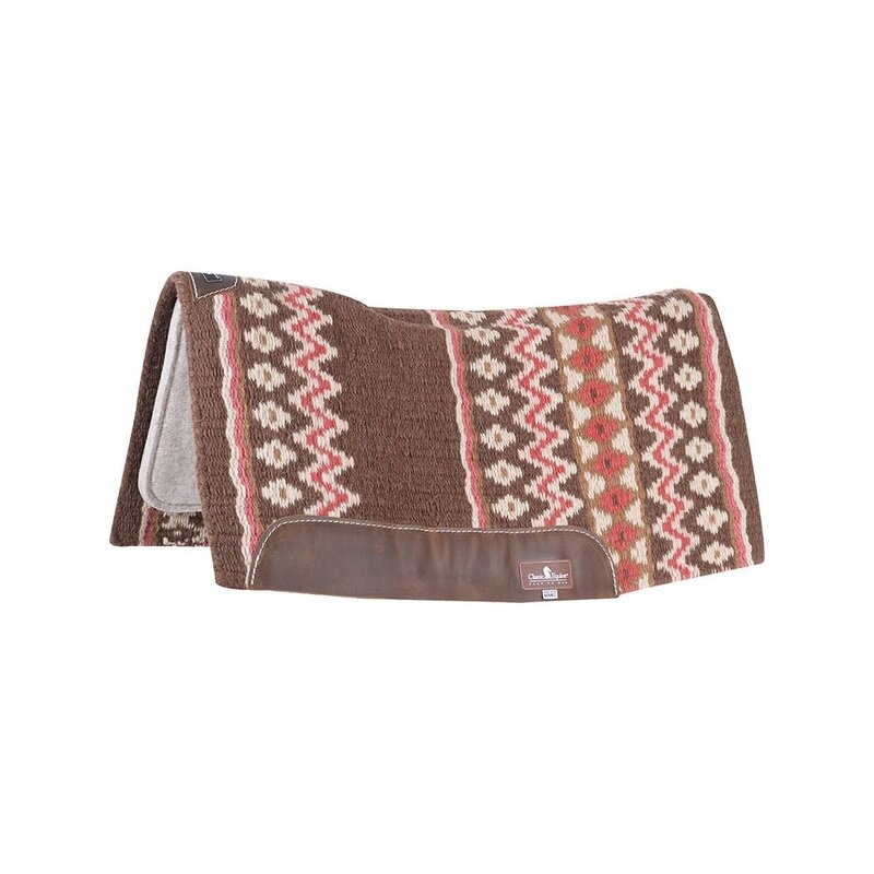 Classic Equine Classic Equine ESP Contour Saddle Pad 32" x 34" - 3/4" Chestnut/Fawn