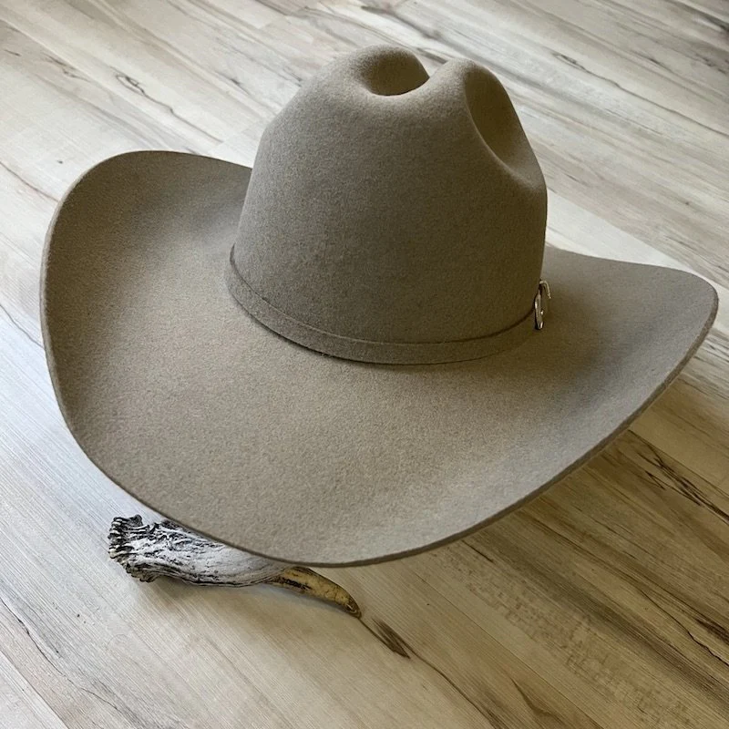 Stetson 3X Oakridge White Felt Cowboy Hat