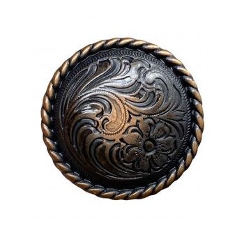 Showman Copper Engraved Concho - 1.5" (SOLD IN PAIRS)