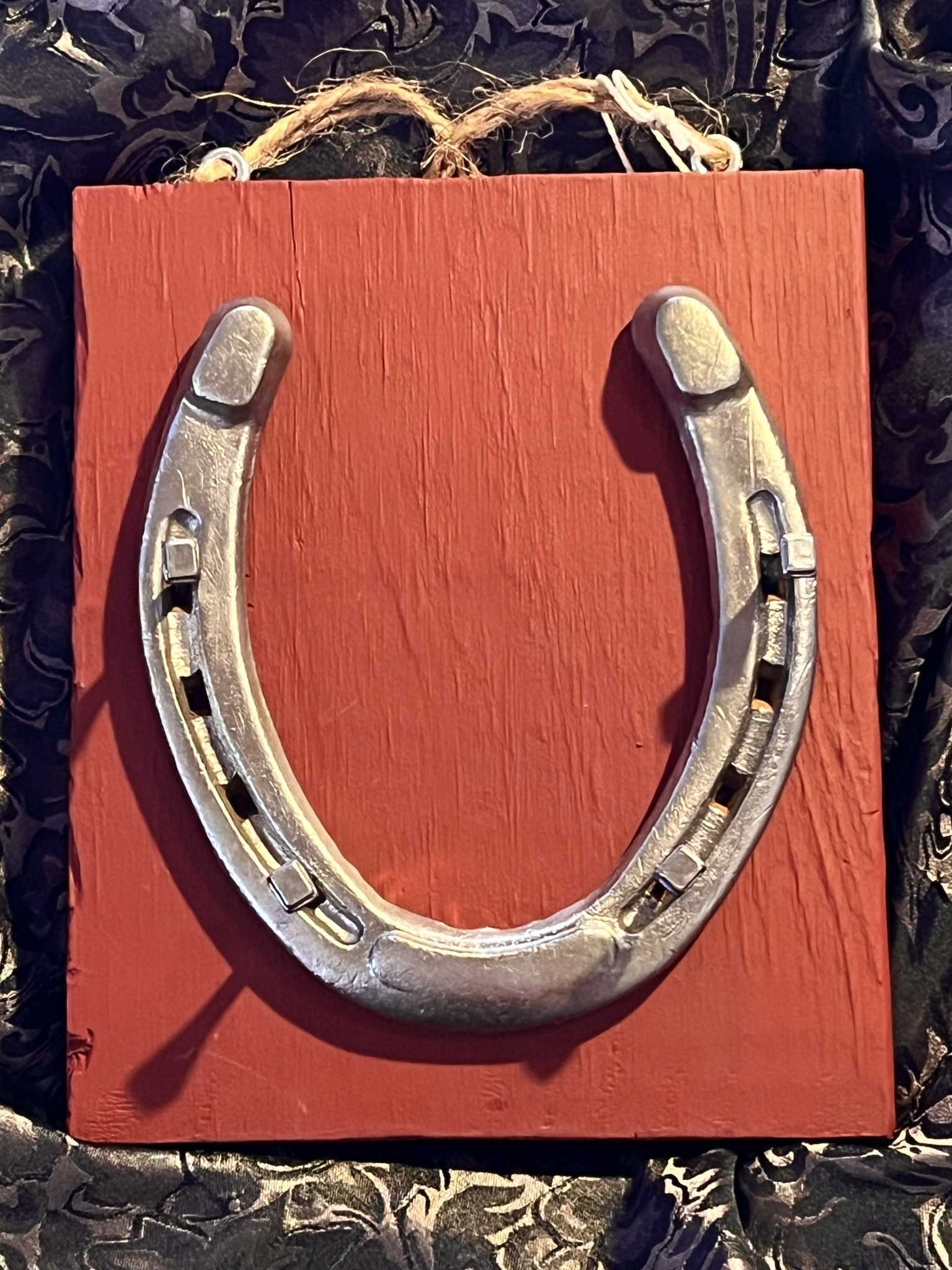 Solid Brass Horseshoe Hook - 2.5W X 4L - Gass Horse Supply & Western Wear