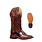 Boulet Western Women's Boulet Floral Tooled Western Boots