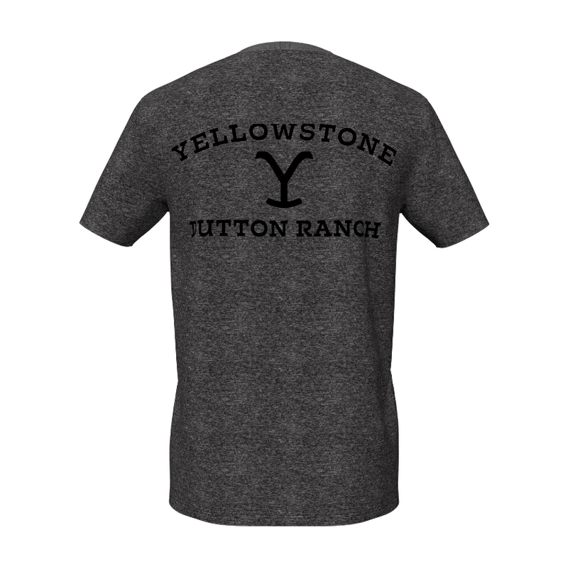 Wrangler Men's Wrangler Yellowstone SS T-Shirt Charcoal Heather