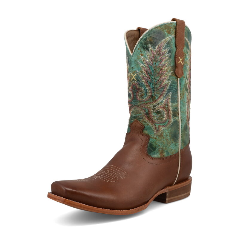 Twisted X Women's Twisted X 11" Rancher Ginger & Distressed Turquoise Boots