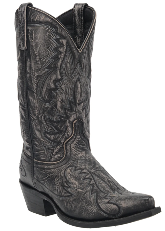 Laredo Men's Laredo Garrett D.Gray & Black Boots