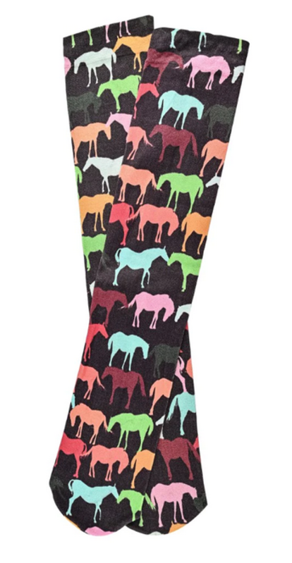 AWST Adult Colorful Horse Socks