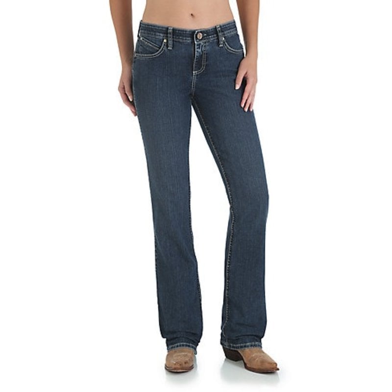 Women's Wrangler® Ultimate Riding Jean Q-Baby Mid-Rise Bootcut