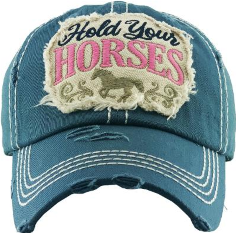 AWST Ball Cap - "Hold Your Horses"