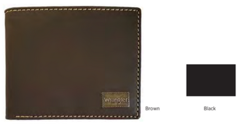 Wrangler Wallet - Contrast Stitch Bifold with Logo