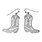 Cowboy Boots Earrings