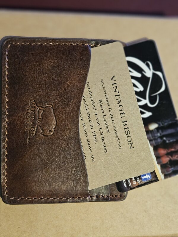 Bison Bison Sweetwater Whiskey Card Case