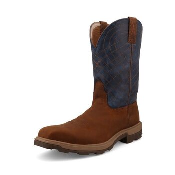 Twisted X Men's Twisted X 11" UltraLite X Safety Toe Work Boot - Mocha & Denim