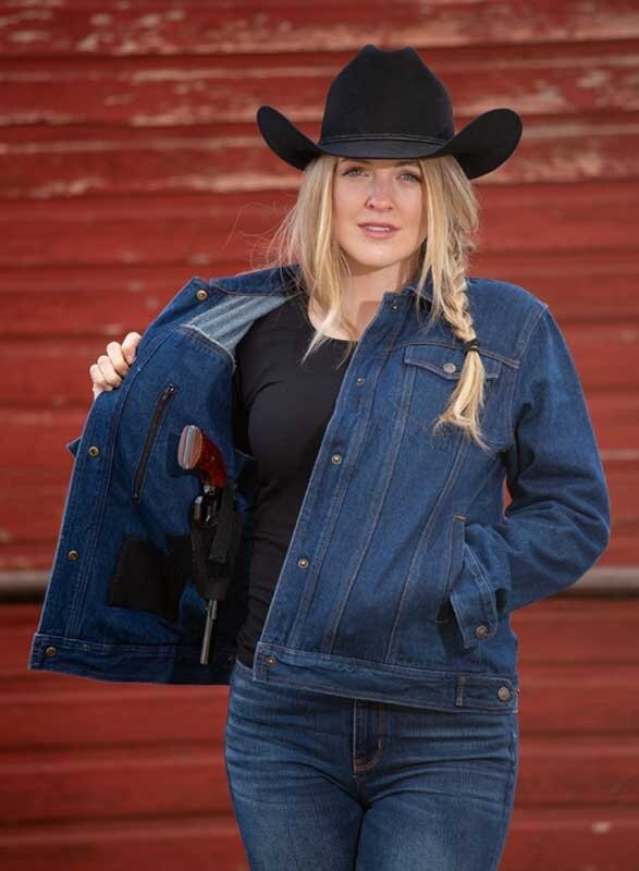 Wyoming Traders Women’s Denim Concealed Carry Jacket