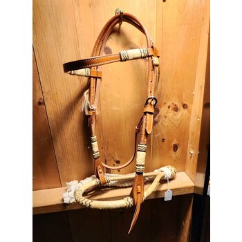 Bosal - Light Oil with Rawhide, Cotton Reins
