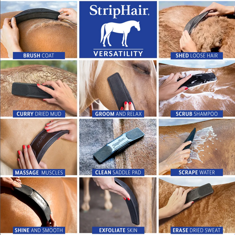 StripHair Gentle Groomer - Original for Horses