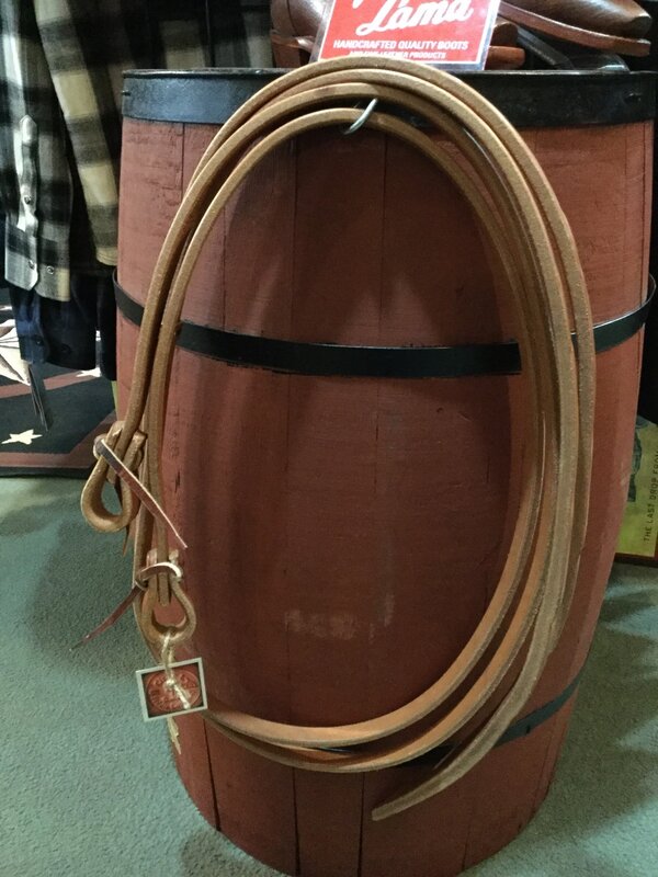 Circle L Circle L Leather Weighted Split, Double Thick Stitched Reins