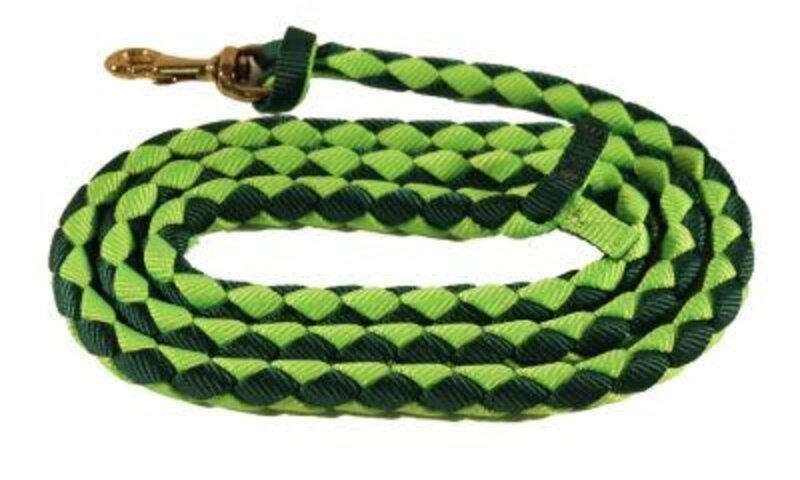 Triple E Braided Nylon Mini Lead 1/2" x 6' w/ Small Malleable Iron Snap - Assorted Colors