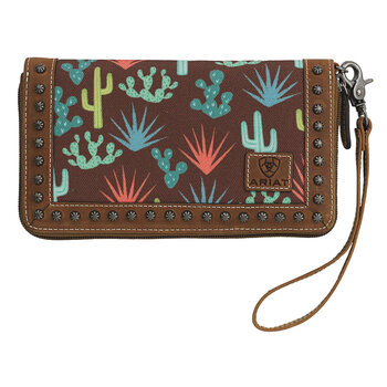 Clutch - Brown Cactus Wallet