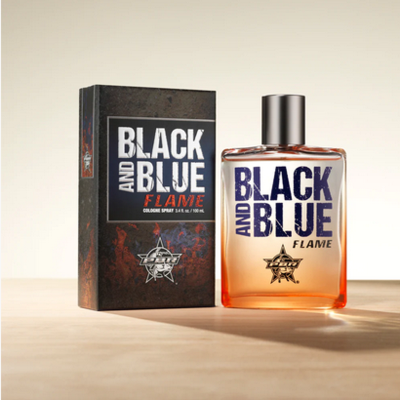 Tru Western Cologne - Men's Black and Blue Flame Spray - 1.7oz