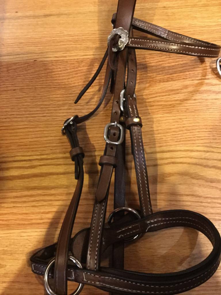 Side Pull/Bitless Bridle, Horse Size Gass Horse Supply & Western Wear