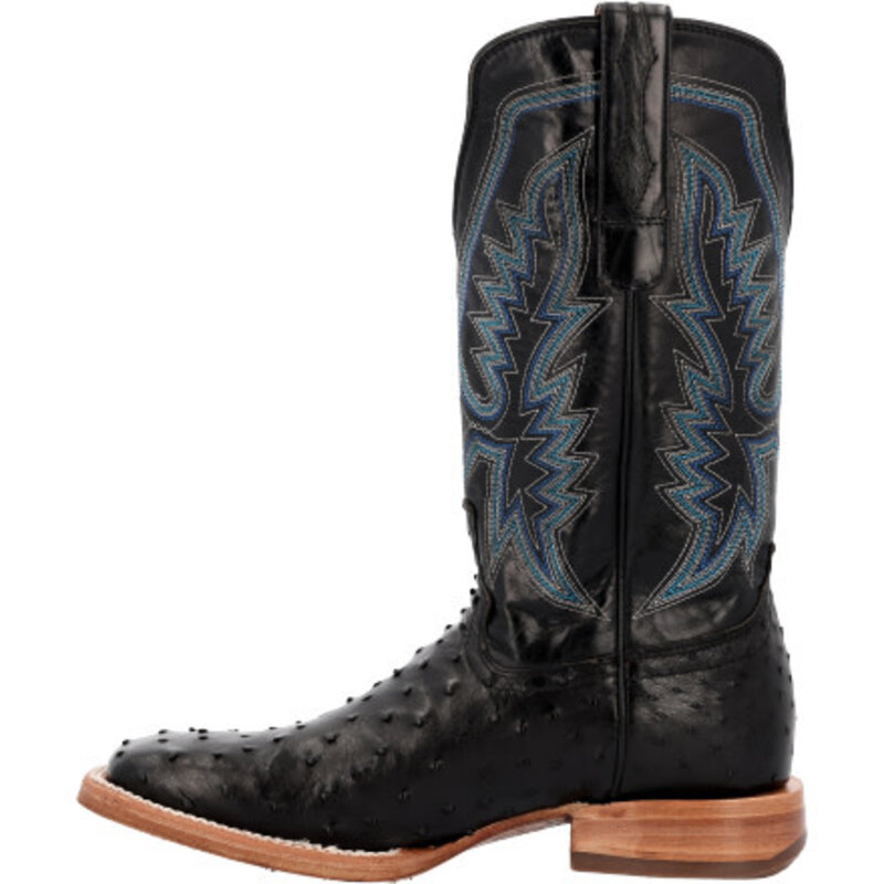 Durango Men's Durango® PRCA Full-Quill Black Ostrich Western Boots