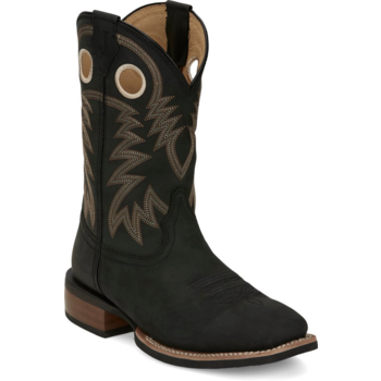 Justin Western Boots Men's Justin Show Stopper Black Boots