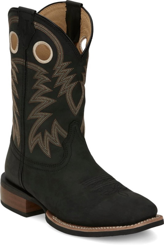 Justin Western Boots Men's Justin Show Stopper Black Boots