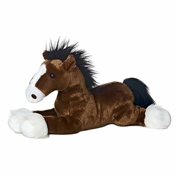 Plush Clydesdale Horse 12"