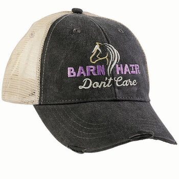 Ball Cap - Mesh Back "Barn Hair..."