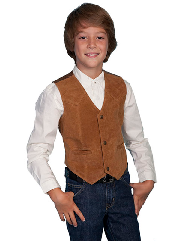 Scully Leather Scully Kids Boar Suede Vest