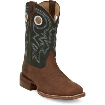 Justin Western Boots Men's Justin Big News Brown Western Boots