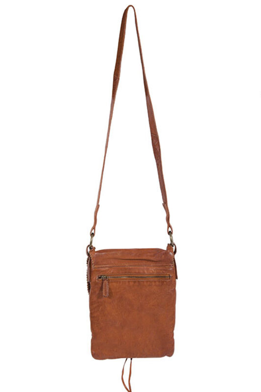 Scully Leather Handbag - Leather with Natural Edges