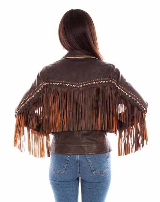 Scully Leather Women's Scully Leather Fringe Jacket