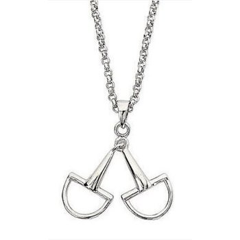 AWST Necklace - Sterling Silver Snaffle Bit