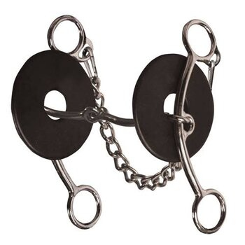 Snaffle - Brittany Pozzi Lifter Series Smooth Mouth, 5-1/2"