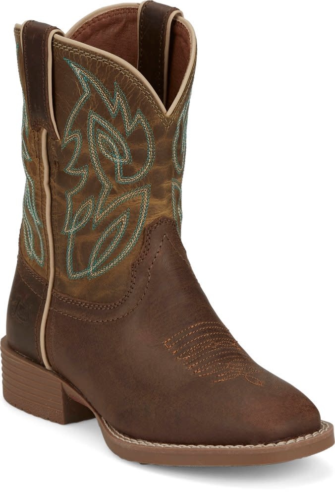 Justin Western Boots Children s Justin Canter Junior Buffalo Apple Green
