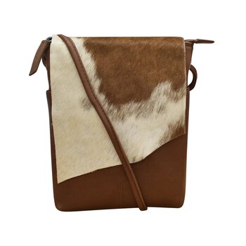 iLI Small Haircalf Canada Bag Toffee/Cheyenne Emb