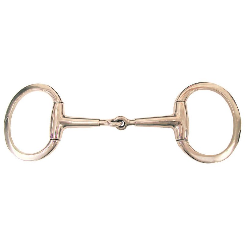 Intrepid Eggbutt - Coronet Flat Ring Stainless Steel Snaffle, 5 1/2"