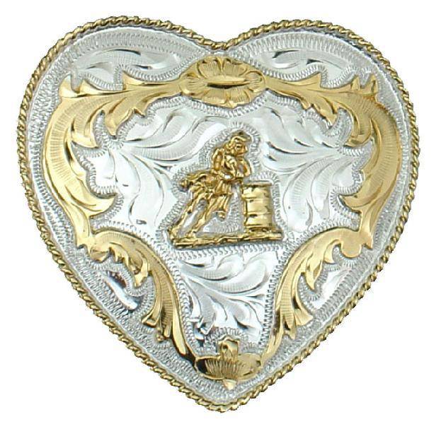 heart shaped belt buckle