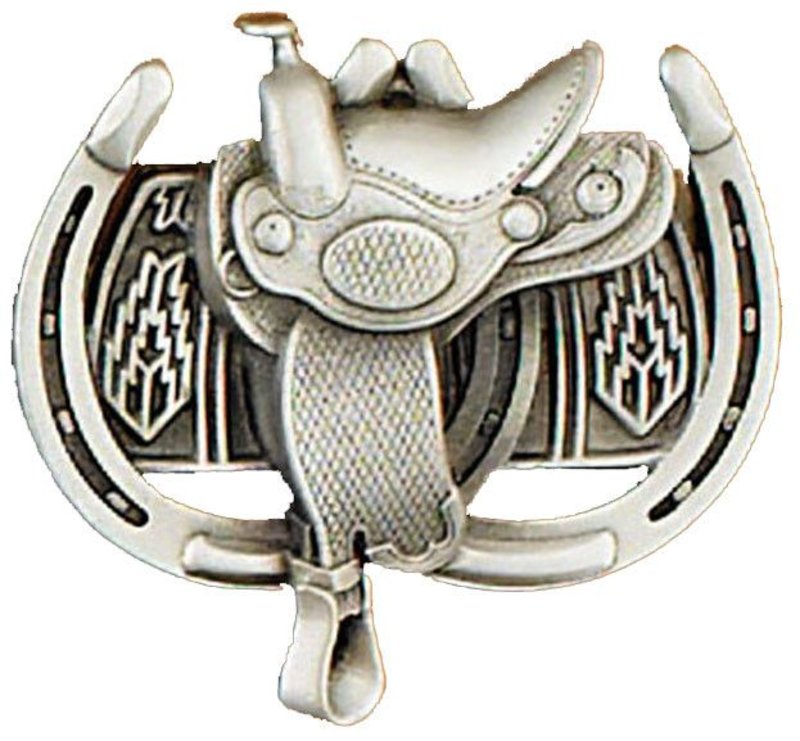 WEX Belt Buckle - Saddle & Horseshoe