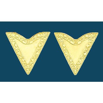 WEX Collar Tips - Gold 1-1/4