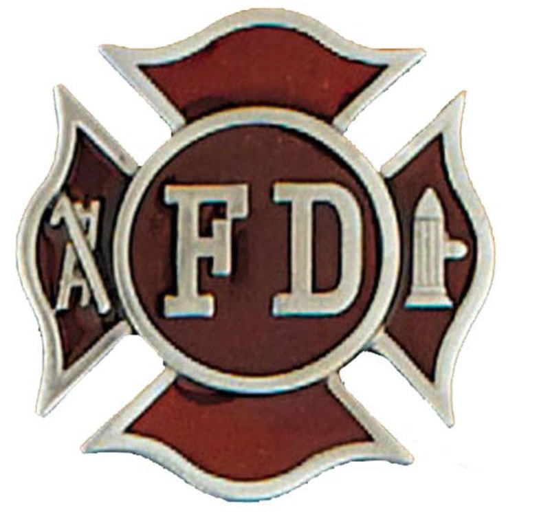 WEX Belt Buckle - Firefighter FD 2" x 2"