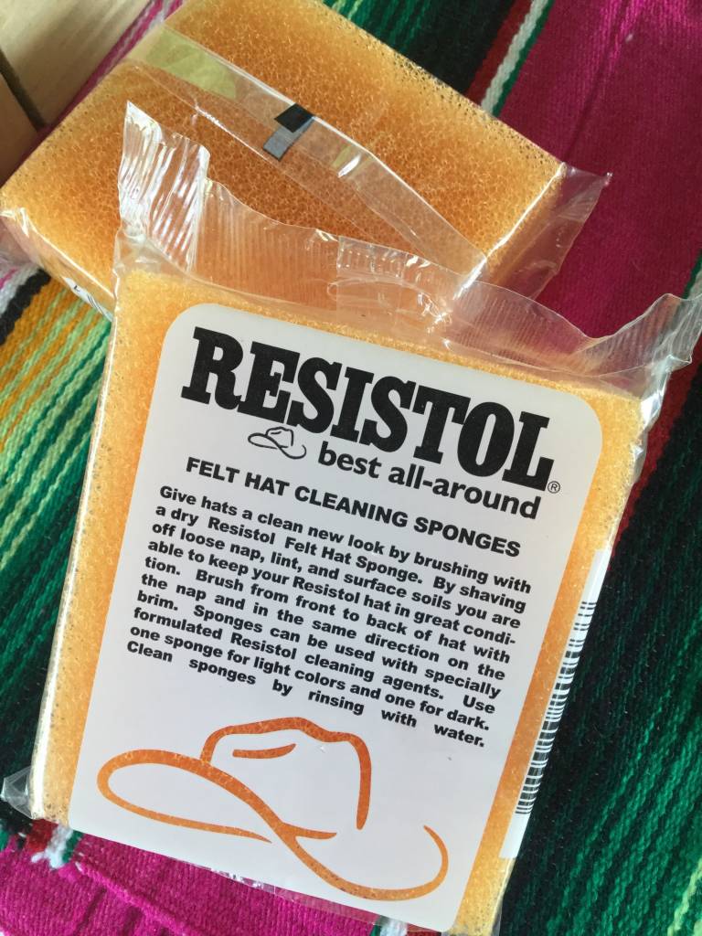 Resistol Hat Cleaning Sponge Pair Orange - Gass Horse Supply