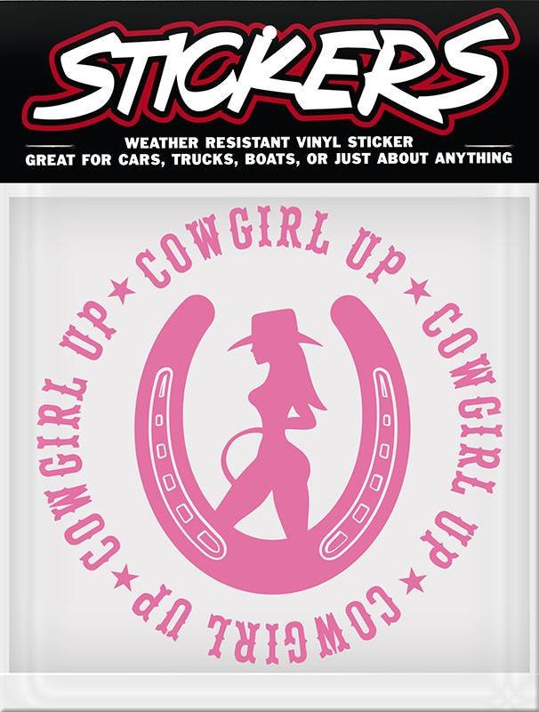 WEX Decal - "Cowgirl Up"